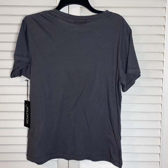 WILDFOX Easy Tiger Soft Gray Tee - Picture 8 of 8